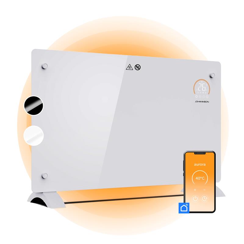 Johannson Heizung - Aurora - Smart Heat Panel - Weiß