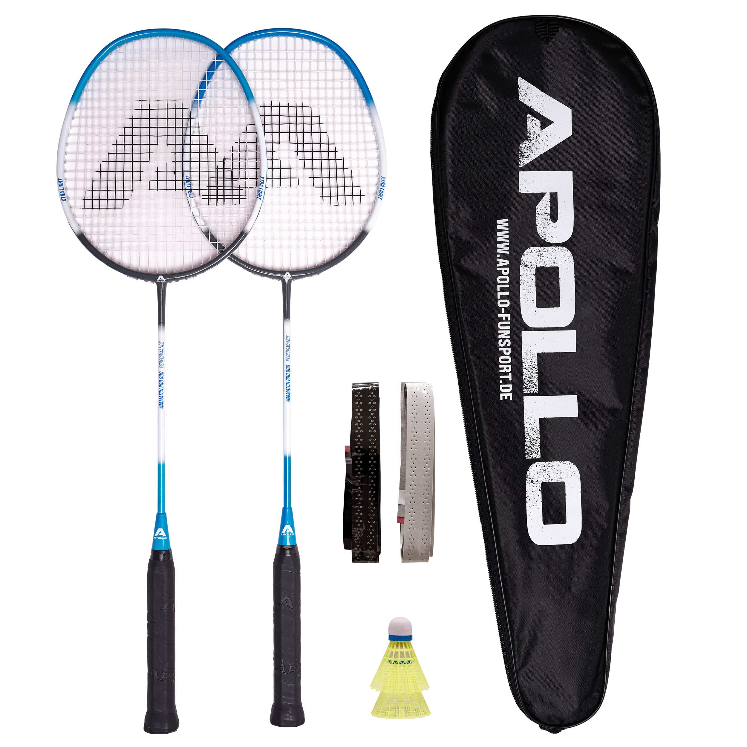 Apollo Badminton Match Pro 800 Blau/Grau