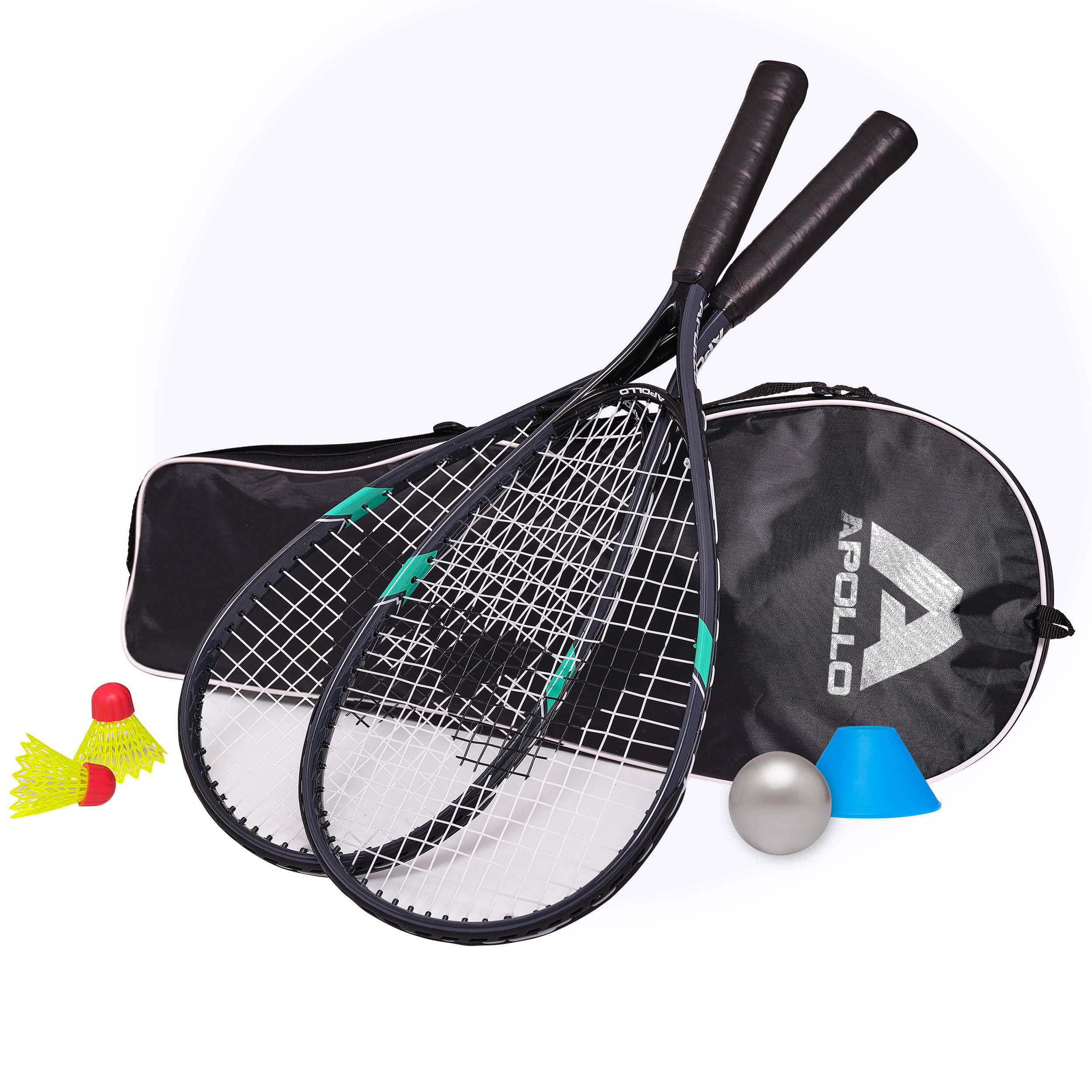 Apollo Badminton Speed Pro Grau/Mint