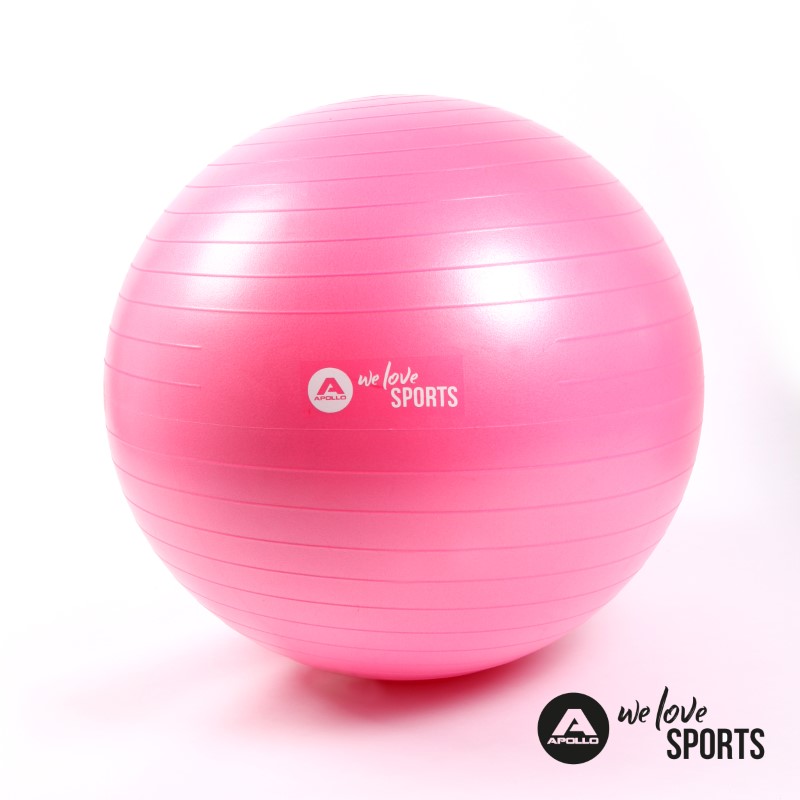 Apollo Anti Burst Gymnastikball Fitnessball - Pink - Ø 65 cm