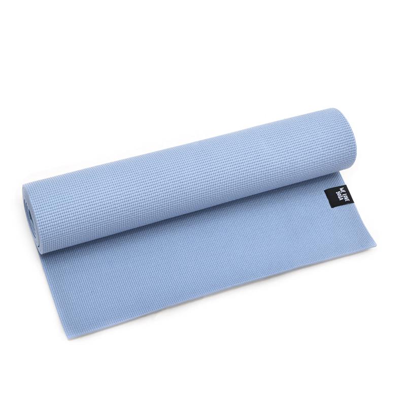 Zen Power PVC Yogamatte, für Yoga, Pilates, Gymnastik, Farbe: Hellblau/Serenity