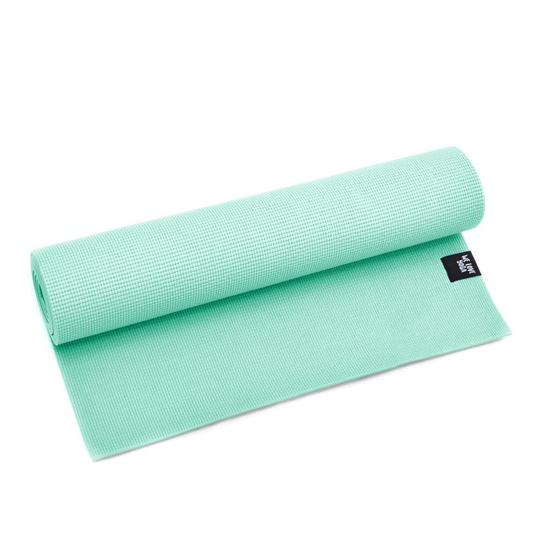 Zen Power PVC Yogamatte, für Yoga, Pilates, Gymnastik, Farbe: Türkis